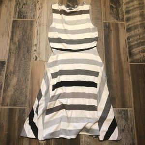Three Dots Striped Sundress Sz XS